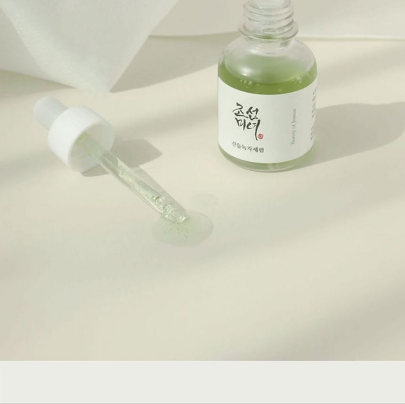 BEAUTY OF JOSEON) CALMING SERUM: GREEN TEA + PANTHENOL 30ml - Picture 2 of 2